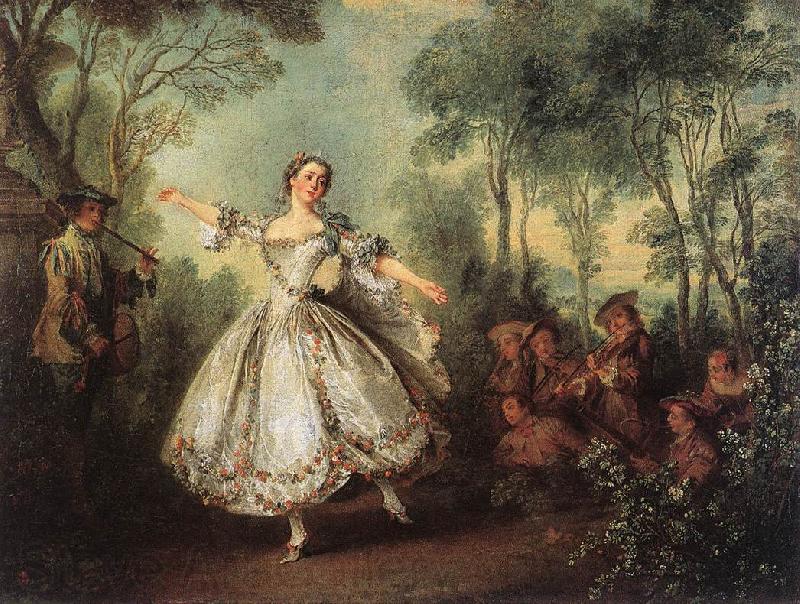 LANCRET, Nicolas Mademoiselle de Camargo Dancing g